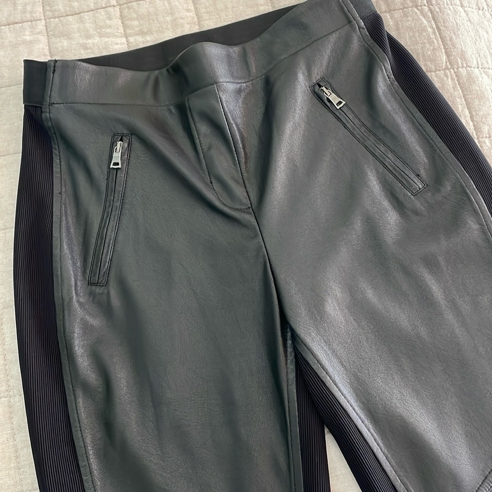 BCBGMAXAZRIA “leather” leggings